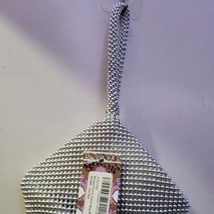 Boohoo Beaded Pouch Clutch Bag with handle